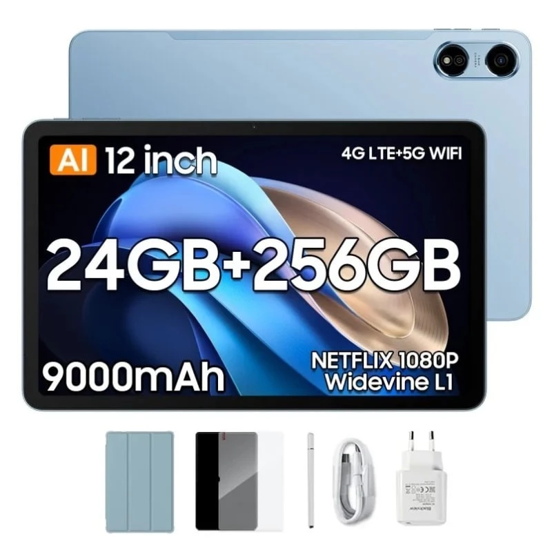 Oscal Pad 100 12" 8Go/256Go WiFi+4G Bleu