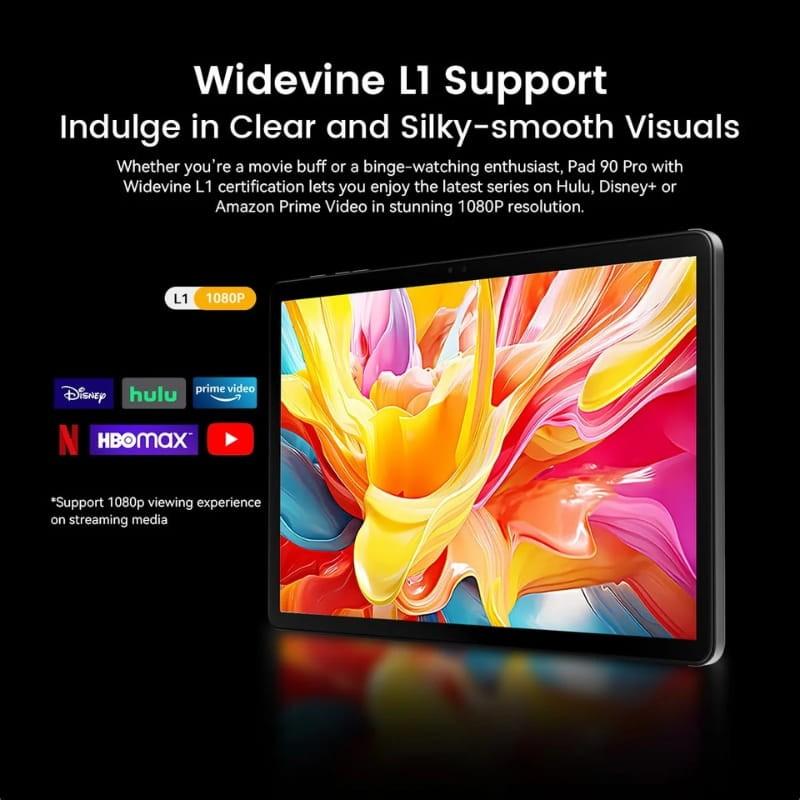 Oscal Pad 90 Pro 8Go/256Go WiFi + 4G Gris - suporta Widevine L1