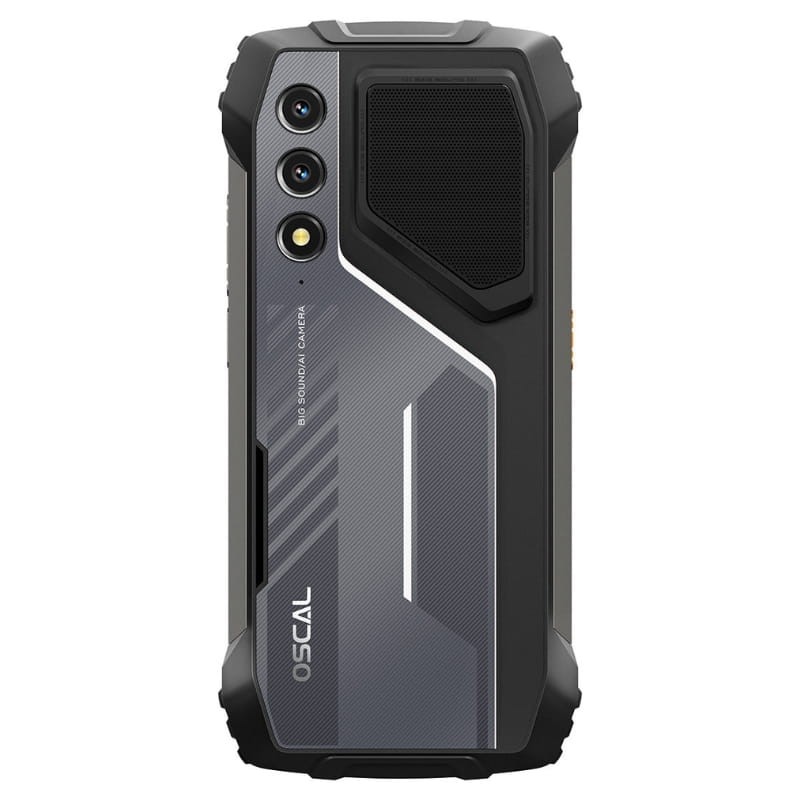 Oscal Pilot 1 6GB/256GB Preto Rugged - vista traseira