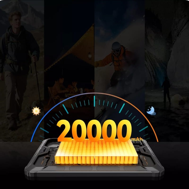 Oscal Spider 10 11 pouces 8Go/256Go WiFI + 4G Noir - capacité de la batterie