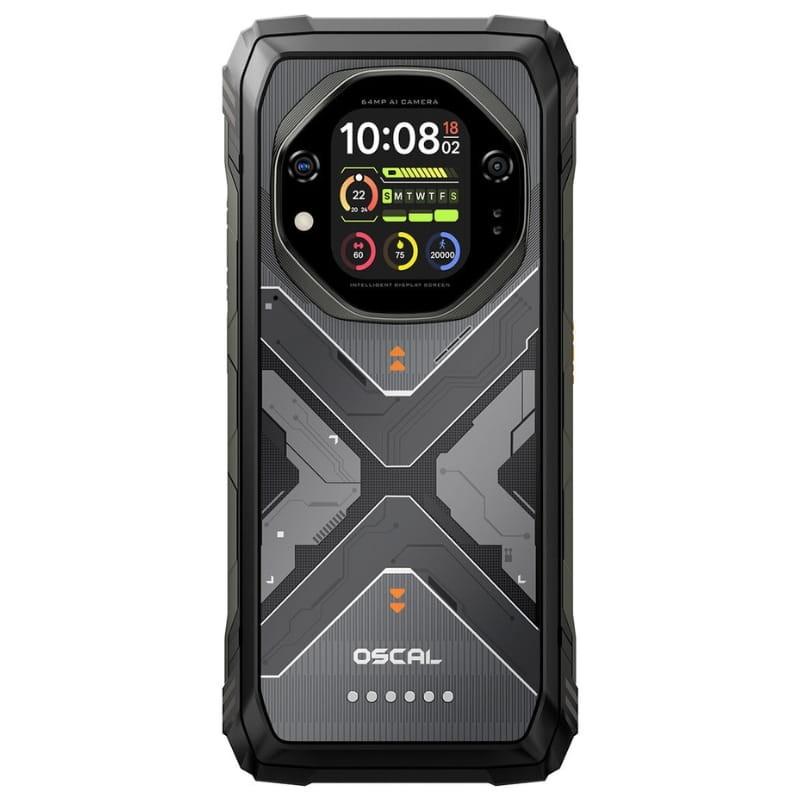 Oscal Tank 1 5G 12GB/256GB Preto Rugged - vista traseira