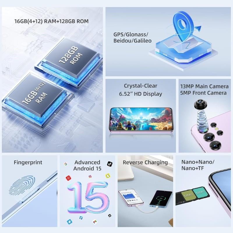 Oukitel C1 4GB/128GB Púrpura - características principales