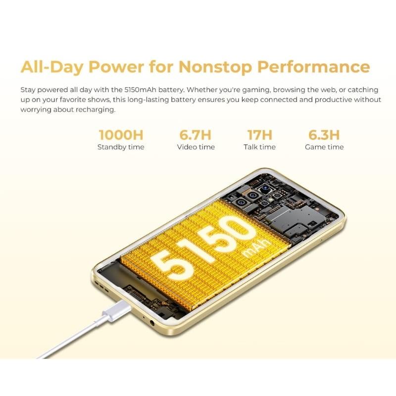 Oukitel C1 4GB/128GB Púrpura - capacidad de la batería