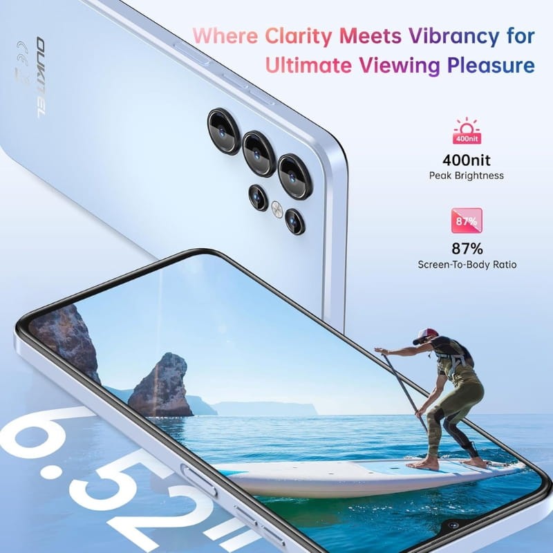 Oukitel C1 4GB/128GB Púrpura - características de la pantalla