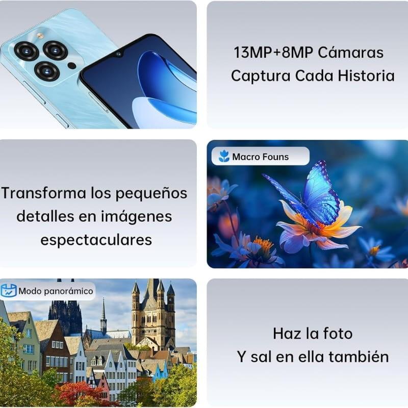 Oukitel C3 4GB/256GB Negro - sistema de cámaras