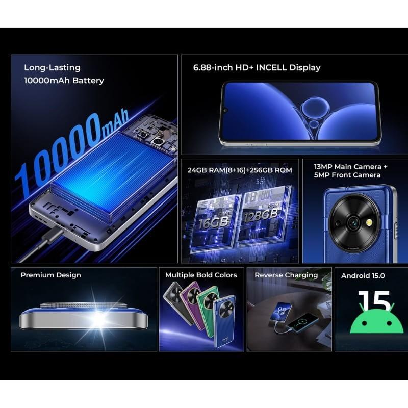 Oukitel C59 Pro 8GB/256GB Azul - funciones principales