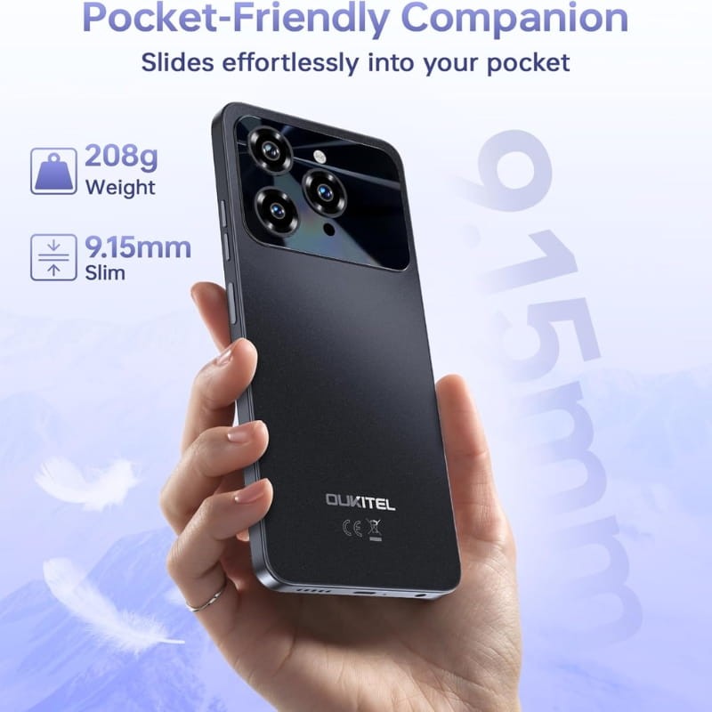 Oukitel C6 5G 8GB/256GB Dual SIM Dorado - tamaño compacto