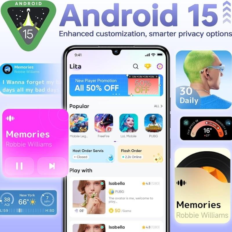 Oukitel C6 5G 8GB/256GB Dual SIM Dorado - sistema operativo