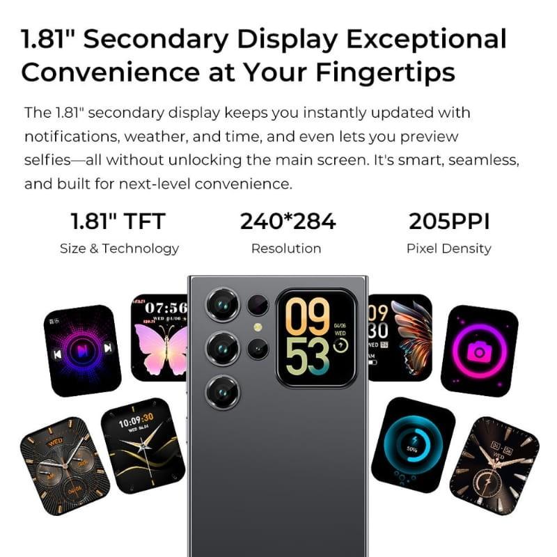 Oukitel C62 4Go/128Go Noir - écran secondaire