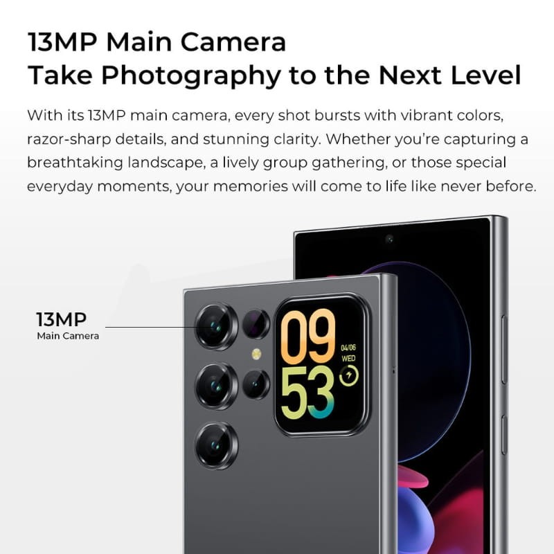 Oukitel C62 4Go/128Go Noir - chambre principale