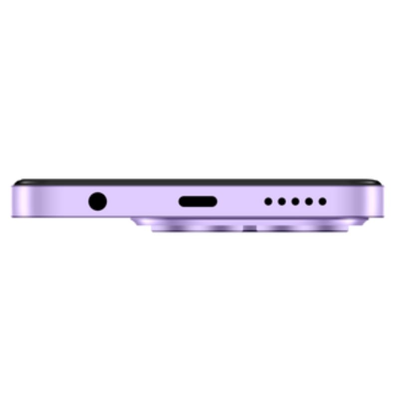 Oukitel C65 Pro 8Go/256Go Violet - port de charge et écouteurs