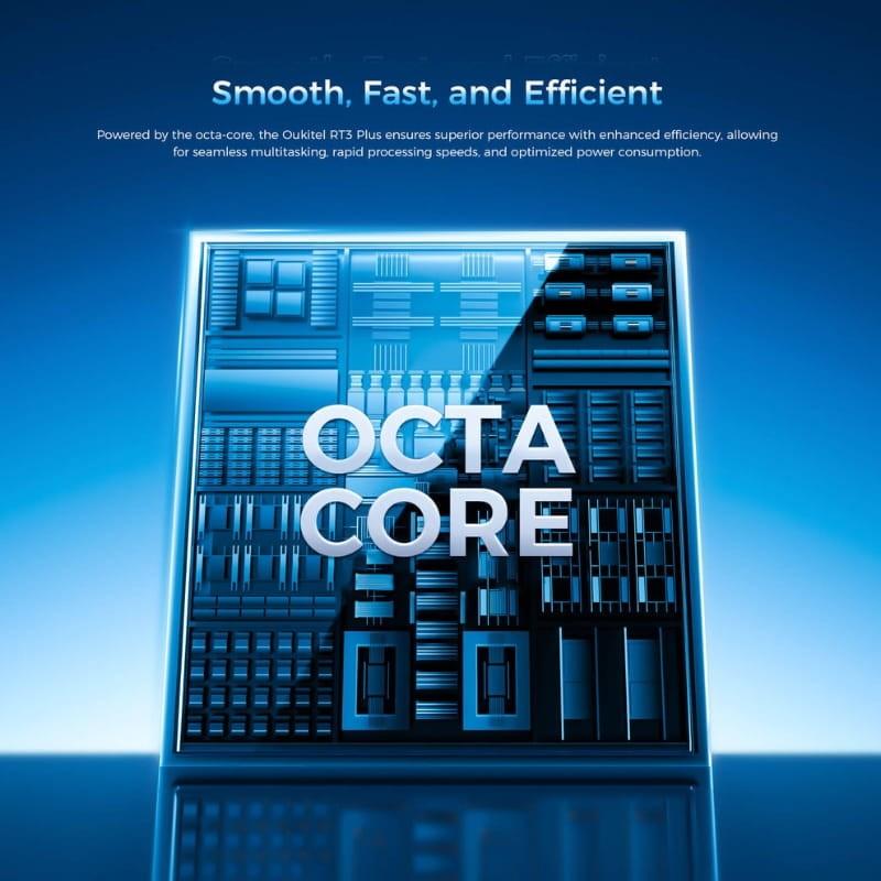 Oukitel RT3 Plus 8'' 4GB/128GB WiFi + 4G Negro - procesador