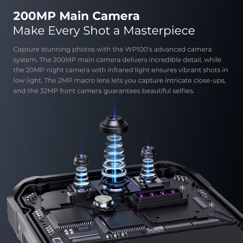 Oukitel WP100 5G 12GB/512GB Rugged - cámara principal