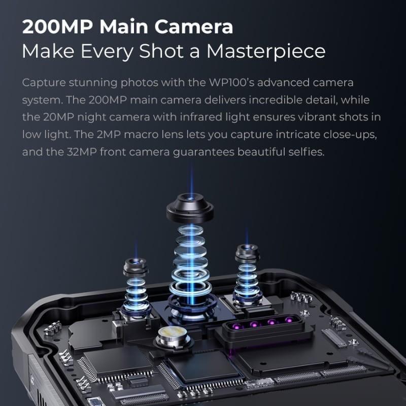 Oukitel WP100 5G 12GB/512GB Rugged - cámara principal