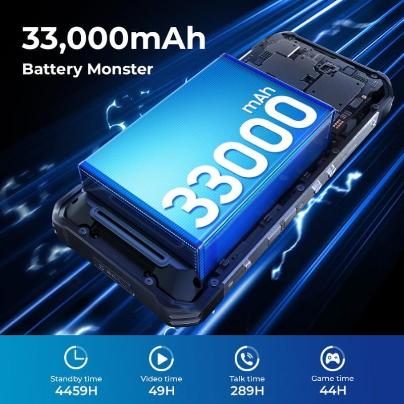 Oukitel WP100 5G 12GB/512GB Rugged - capacidad de la batería