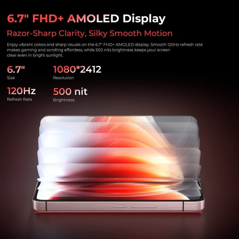 Oukitel WP210 5G 12GB/512GB Negro Rugged - pantalla AMOLED