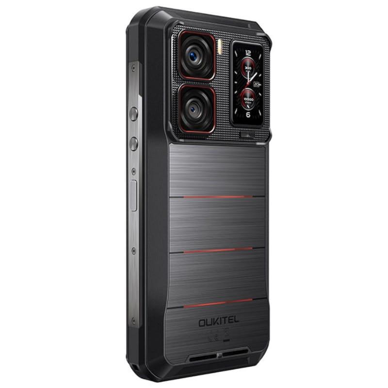 Oukitel WP300 5G 12GB/512GB Negro Rugged - vista trasera a 45 grados