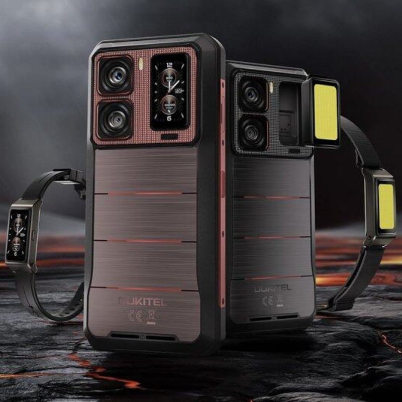 Oukitel WP300 5G 12GB/512GB Rojo Rugged - diseño del teléfono