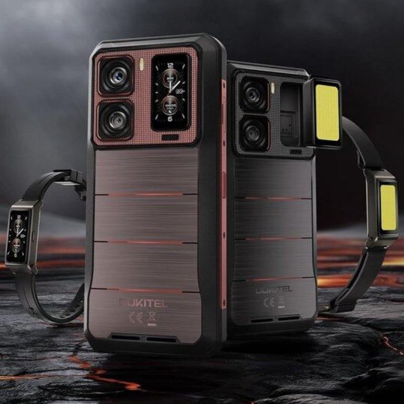 Oukitel WP300 5G 12GB/512GB Rojo Rugged - diseño del teléfono