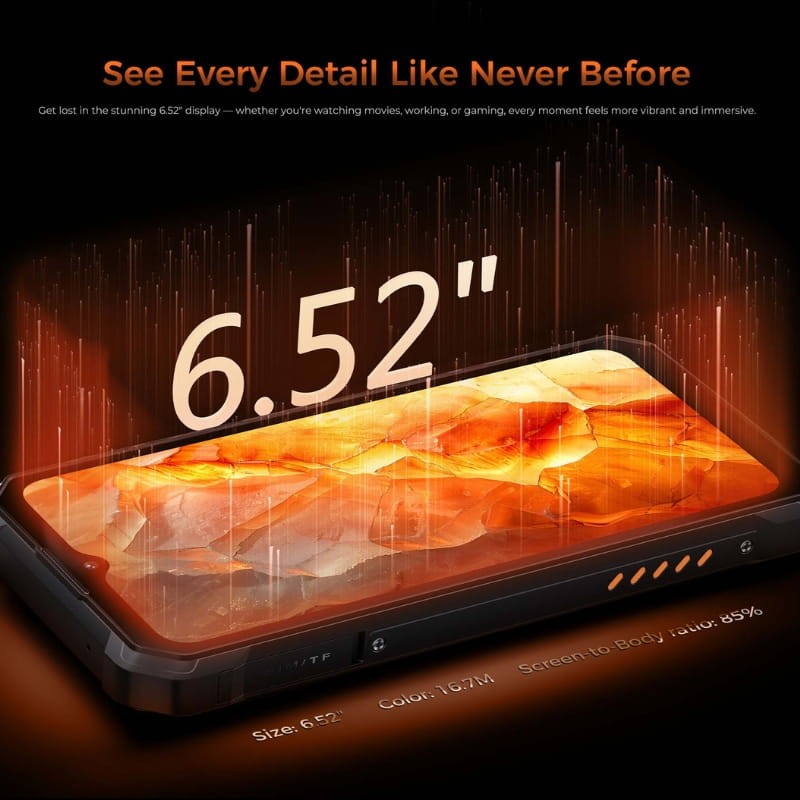 Oukitel WP53 8GB/128GB Negro Rugged - características de la pantalla