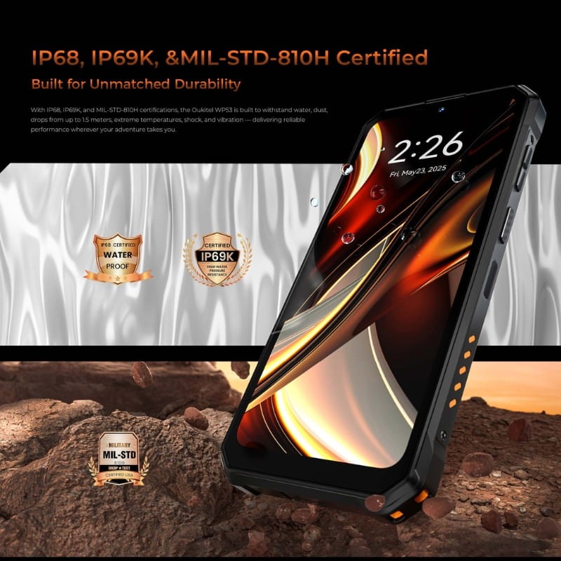 Oukitel WP53 8GB/128GB Negro Rugged - resistencia de grado militar