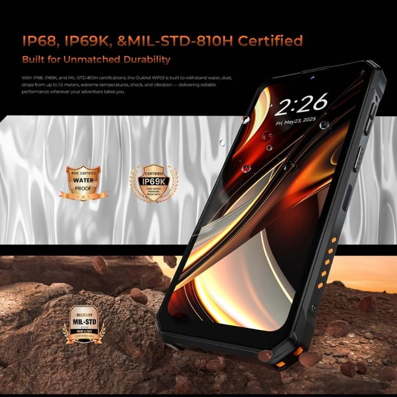 Oukitel WP53 8GB/128GB Negro Rugged - resistencia de grado militar