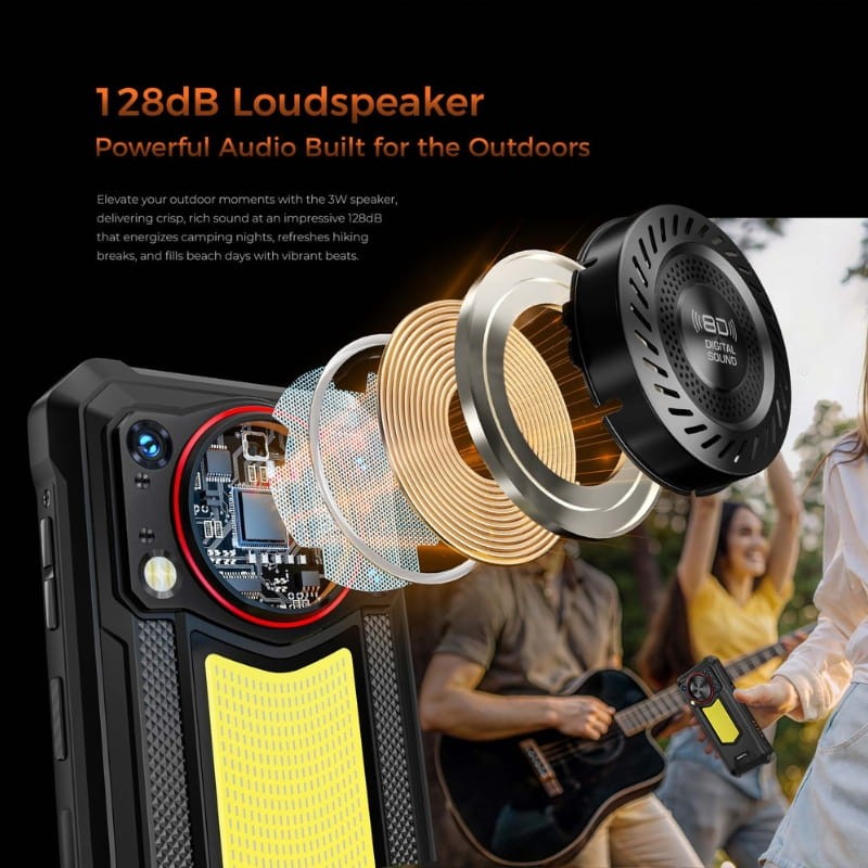 Oukitel WP53 8GB/128GB Negro Rugged - altavoz potente