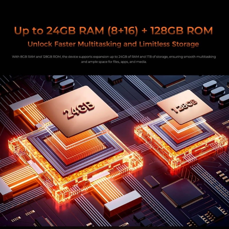 Oukitel WP53 8GB/128GB Negro Rugged - capacidad de memoria