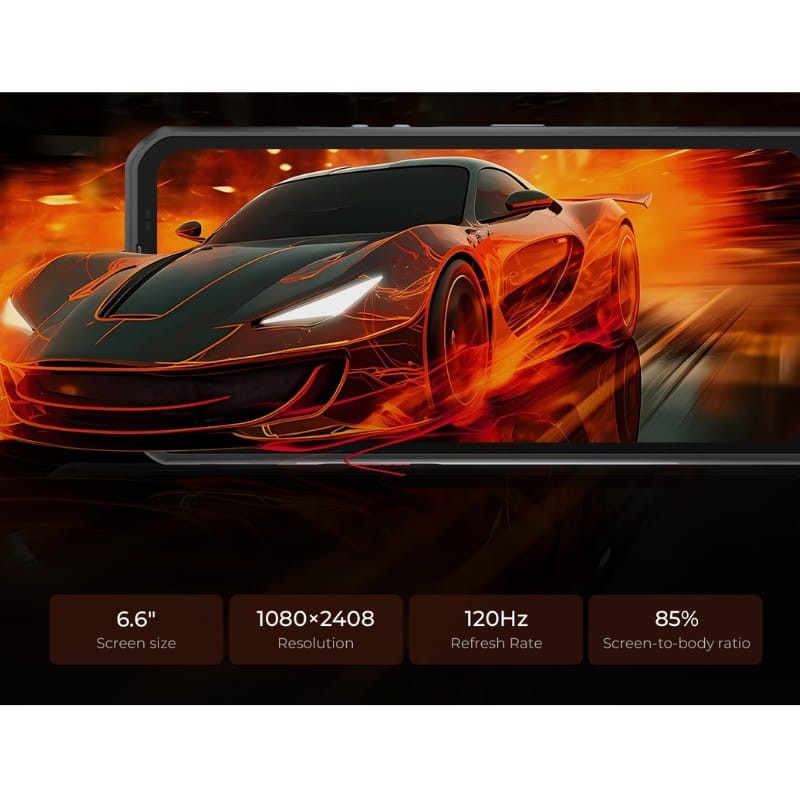 Oukitel WP55 Pro 5G 16GB/512GB Negro Rugged - características de la pantalla