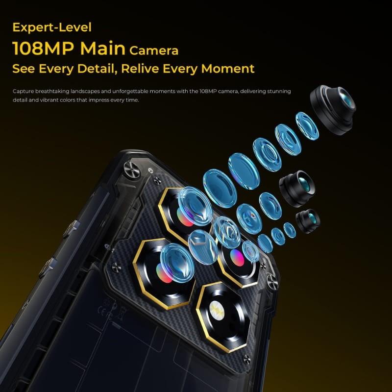 Oukitel WP60 5G 12GB/512GB Preto - câmara principal