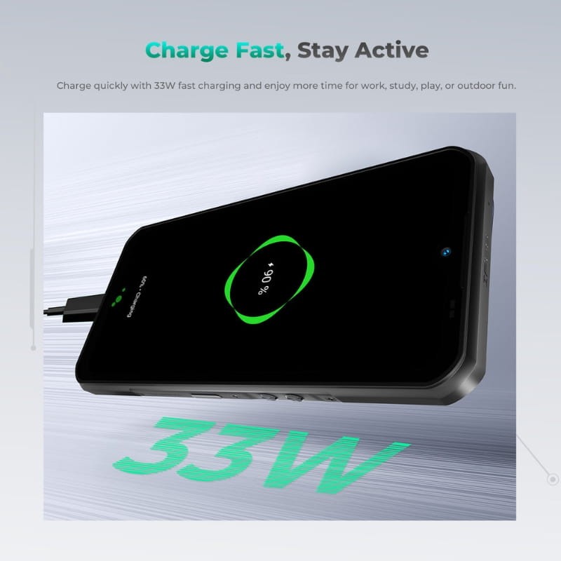 Oukitel WP62 5G 12GB/512GB Dual SIM Plata - carga rápida