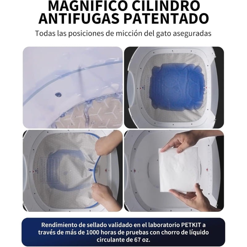PETKIT Purobot Ultra - Cámara con tecnología IA - cilindro antifugas