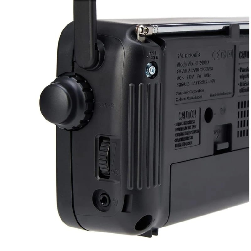 Panasonic RF-2400D AM/FM Preto - pormenor do projeto