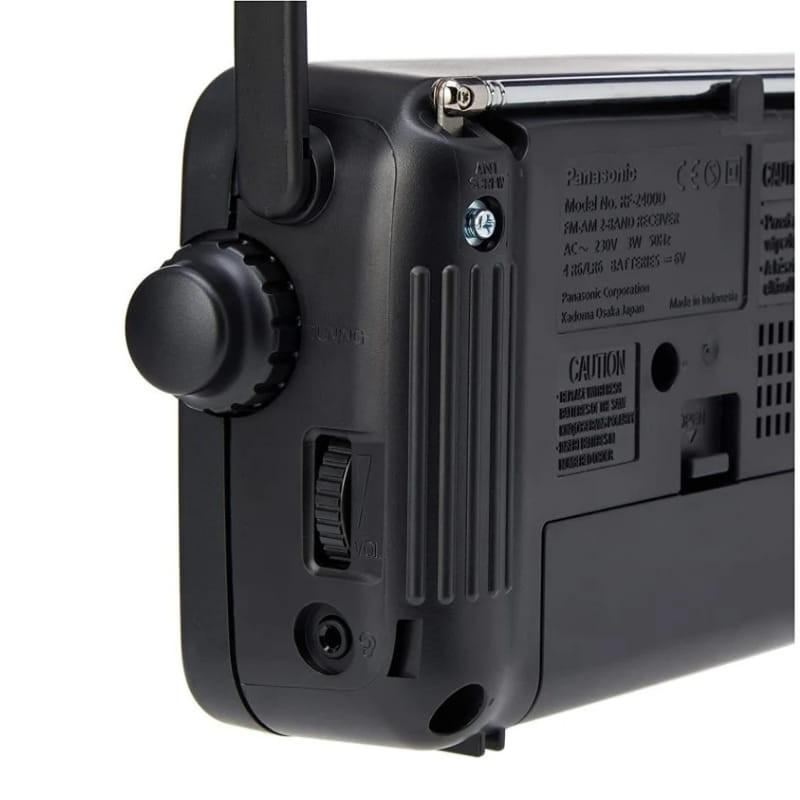 Panasonic RF-2400D AM/FM Preto - pormenor do projeto