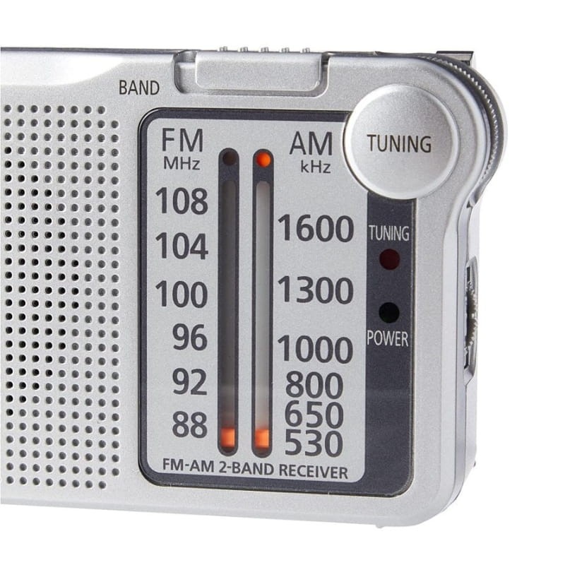 Panasonic RF-P150DEG AM/FM Plata - detalle del dial