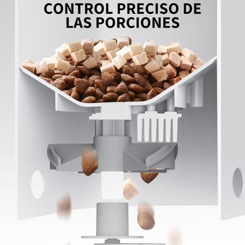 Petkit Yumshare Solo Con Cámara Blanco - control de las porciones