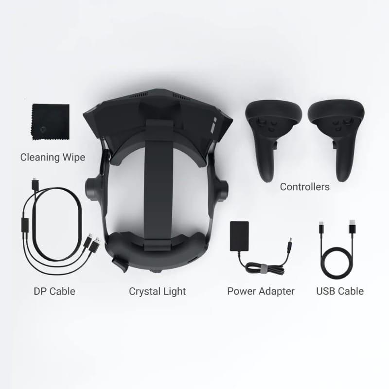 Pimax Crystal Light - Lunettes de réalité virtuelle - contenu de la boîte