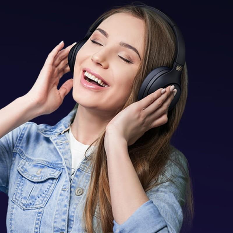 QCY H3 ANC Negro - Auriculares Bluetooth - colocación