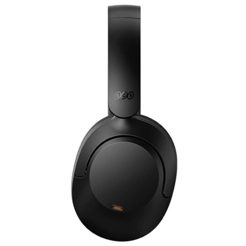 QCY H4 ANC Negro - Auriculares Bluetooth - vista lateral