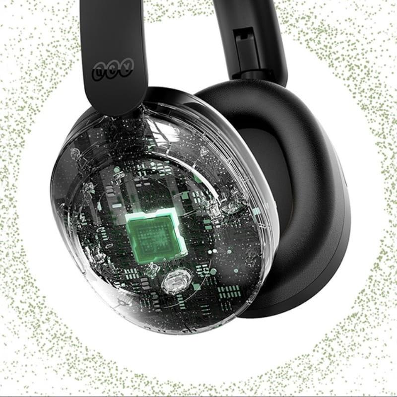QCY H4 ANC Negro - Auriculares Bluetooth - detalle de controlador
