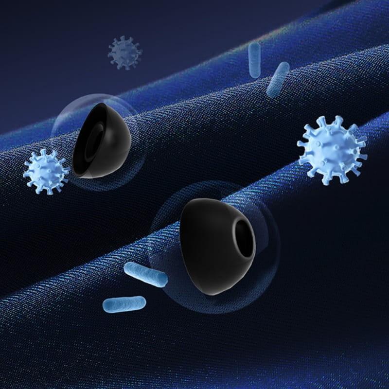 QCY T13 ANC2 TWS ANC Azul - Auscultadores Bluetooth - almofadas anti-bacterianas