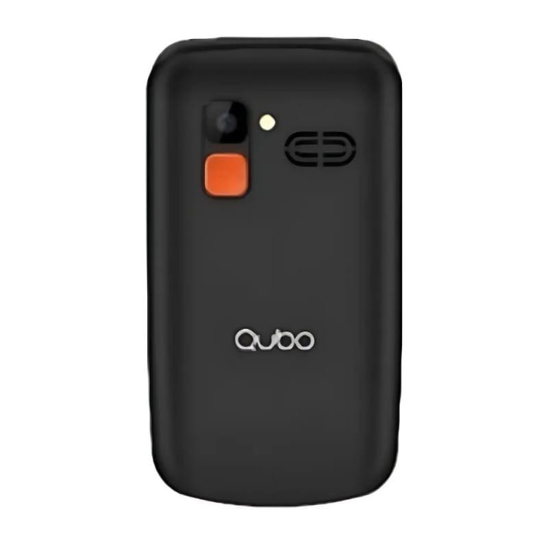 Qubo P-210NW 4G Noir - Téléphone portable pour les personnes âgées - vue arrière