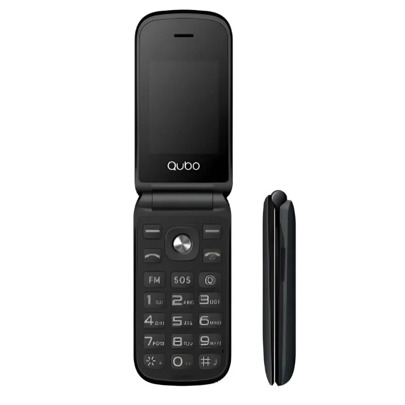 Qubo X-209 4G Negro - Teléfono Móvil para Personas Mayores