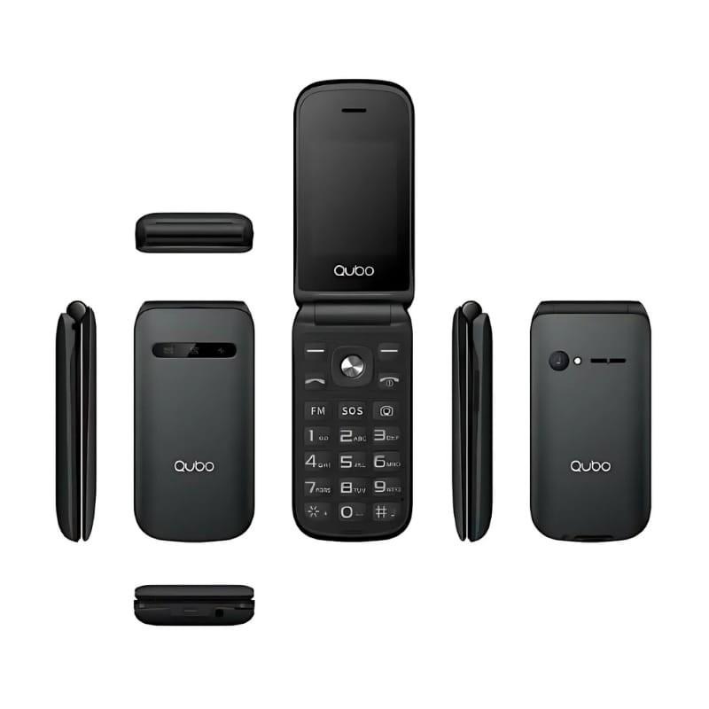 Qubo X-209 4G Noir - Téléphone portable pour les personnes âgées - détails de la conception