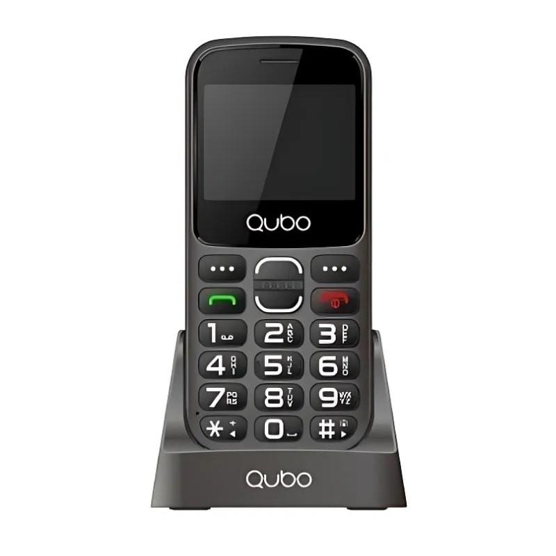 Qubo X-230BKC Preto - Telemóvel para Seniores