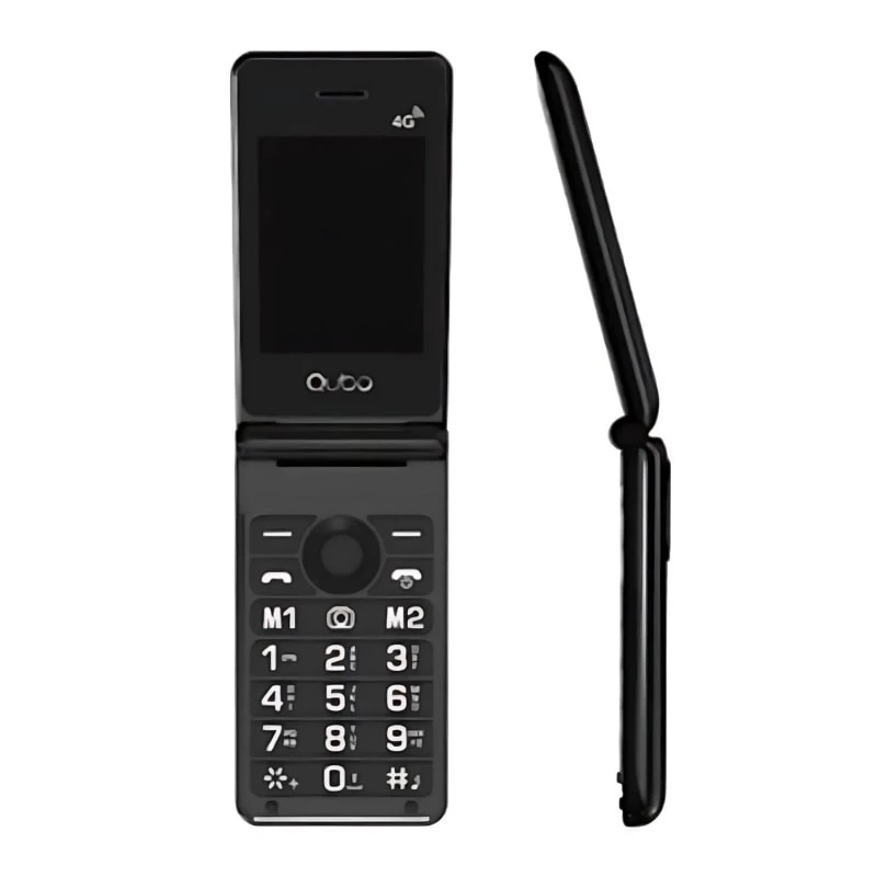 Qubo X-28 4G Negro - Teléfono Móvil para Personas Mayores