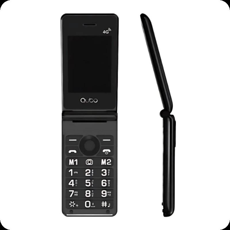 Qubo X-28 4G Negro - Teléfono Móvil para Personas Mayores