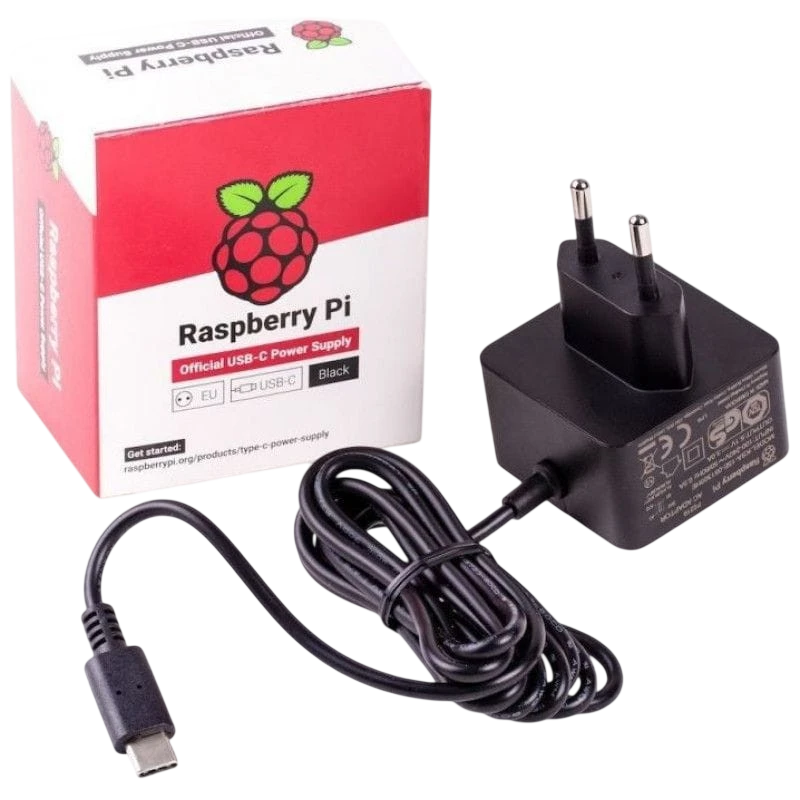 Raspberry Pi RPI PS 15W BK EU 15,3 W Negro - Adaptador de Corriente