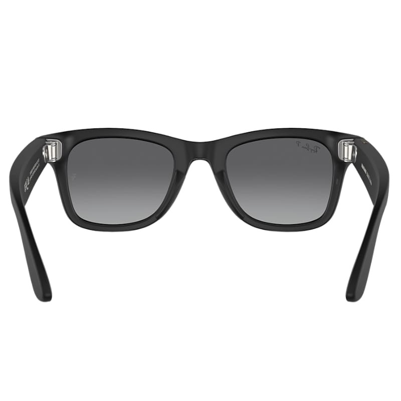 Ray-Ban Meta Wayfarer Negro Mate - vista trasera