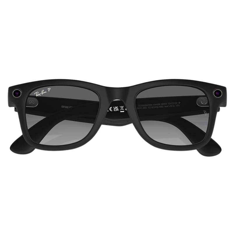 Ray-Ban Meta Wayfarer Negro Mate - plegados